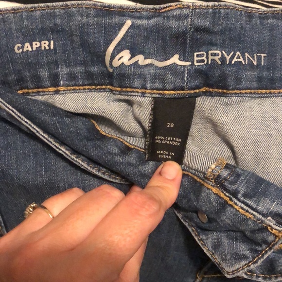 Plus Size 26 Jean Capris - Picture 3 of 3